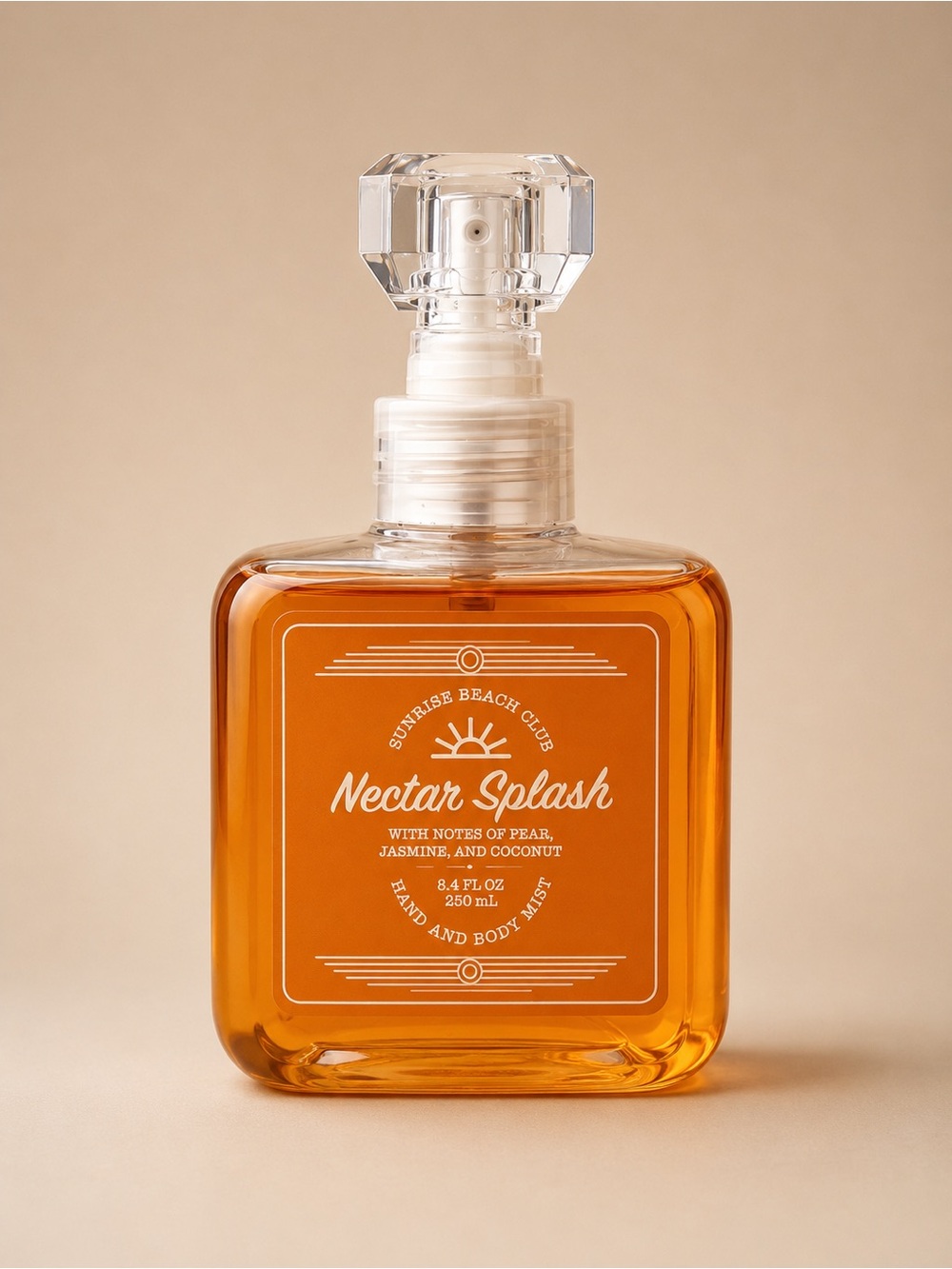Sunrise Beach Club Nectar Splash Hair &  Body Mist, 8.4 FL OZ - NEW / Needs Cap